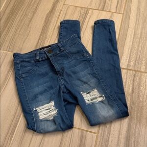 Men's Distressed Denim Jeans